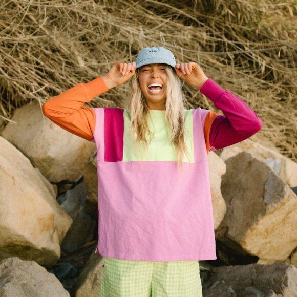 Nani Ascent Colorblock Sweatshirt (Wisteria) - Picture 1 of 4